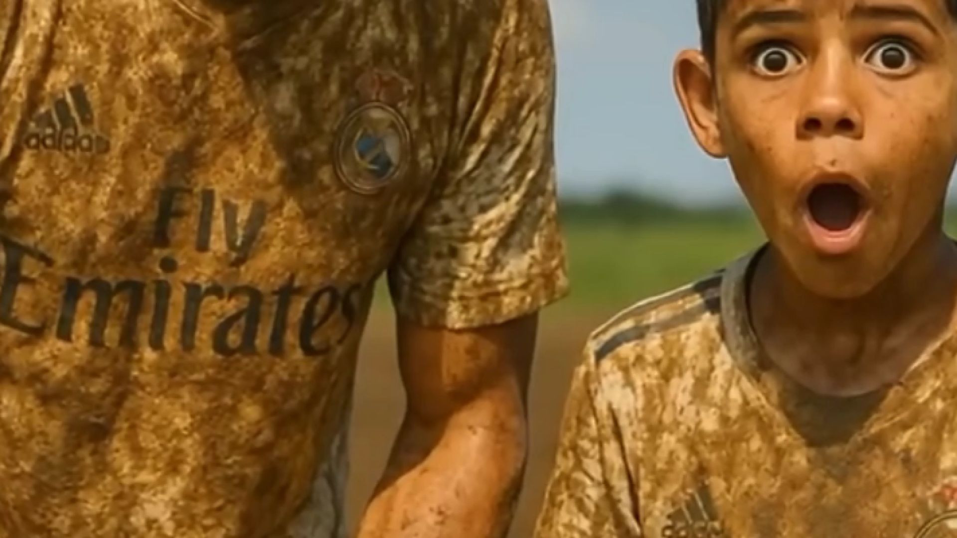 ⁣"Ronaldo in the Mud! 💪 Hard Work is Pride | Real Life Hero | Kothar Jolsa Shorts"