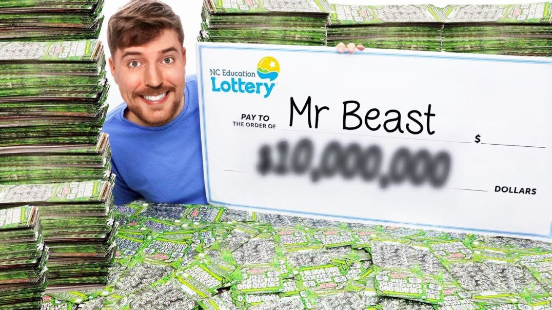⁣I Spent $100,000 On Lottery Tickets And Won!